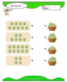 Kaç Tane Var Çalışma Sayfaları